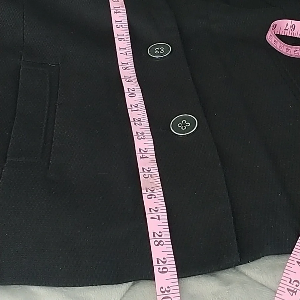 Dialogue QVC Black Woven Women's Blazer Jacket 2X - Picture 15 of 15